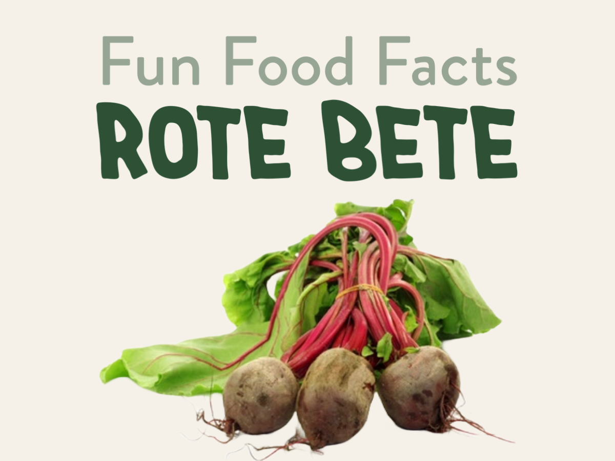 Fun Food Facts: Rote Bete